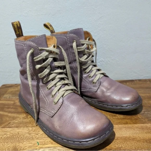 Dr Martens Felice boots purple women's size 9 - Picture 2 of 12